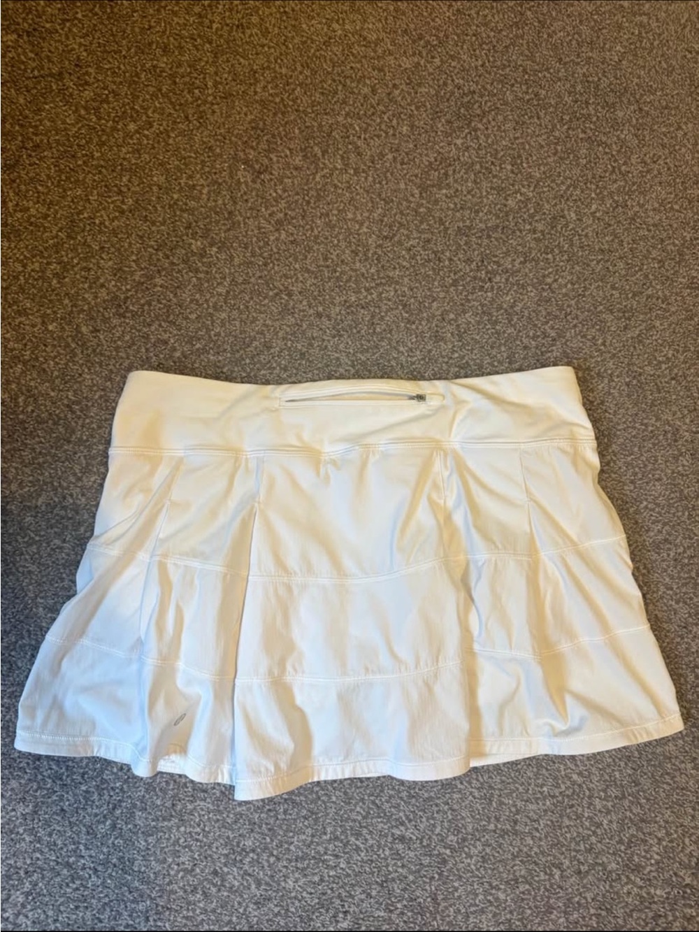lululemon athletica White Pleated Athletic Skirt